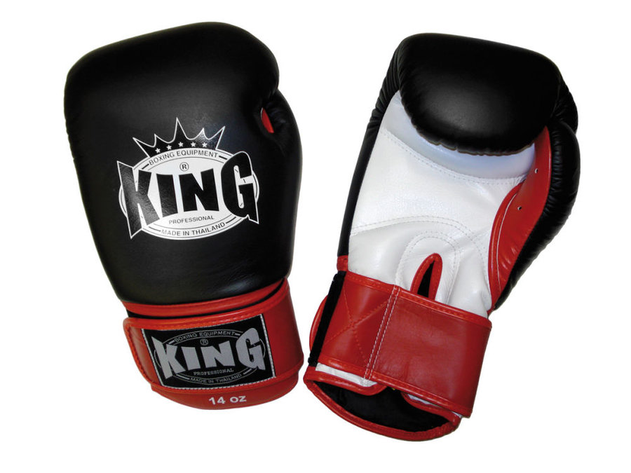 Černé boxerské rukavice King - velikost 16 oz