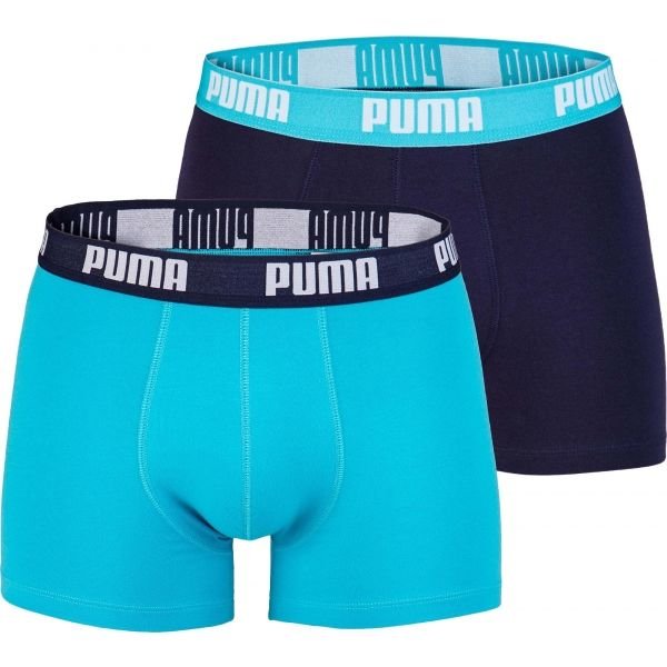 Modré pánské boxerky Puma - velikost S - 2 ks