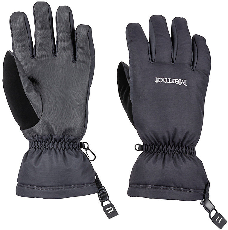 Černé zimní pánské běžecké rukavice Marmot