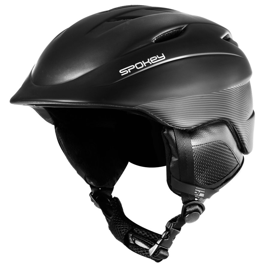Černá dětská lyžařská helma Spokey - velikost L-XL
