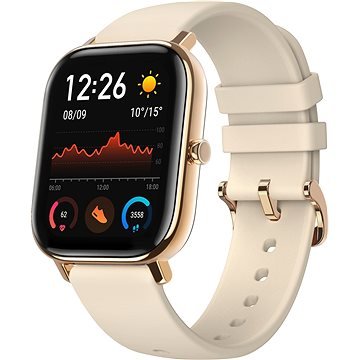 Zlaté chytré hodinky Amazfit GTS, Xiaomi