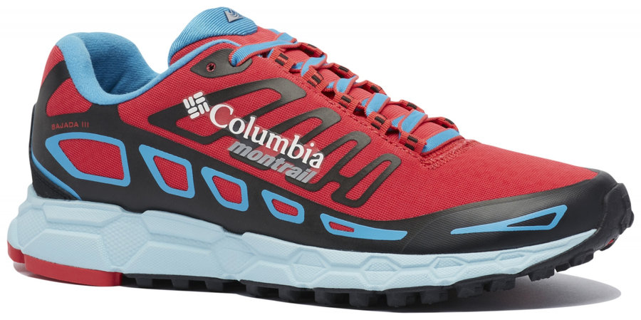 Červené dámské běžecké boty Columbia