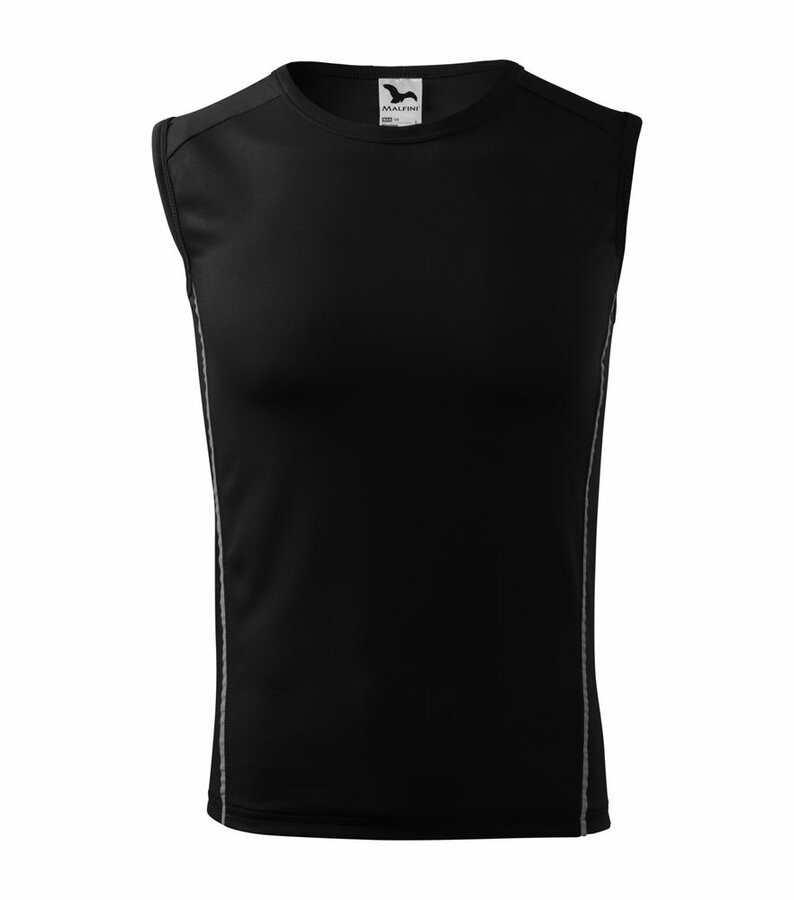 Černé pánské tričko bez rukávů Adler - velikost 158