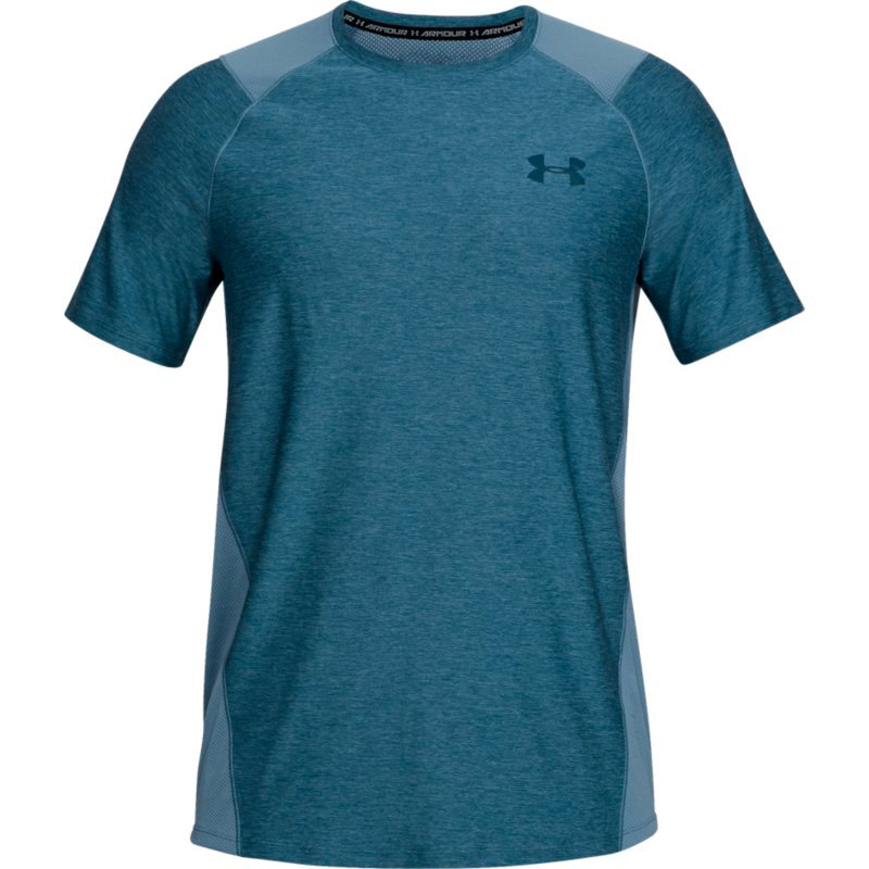 Modré pánské tričko s krátkým rukávem Under Armour - velikost M