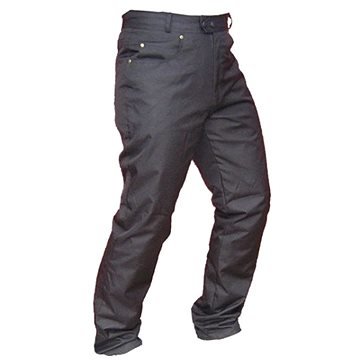 Černé pánské motorkářské kalhoty Spark