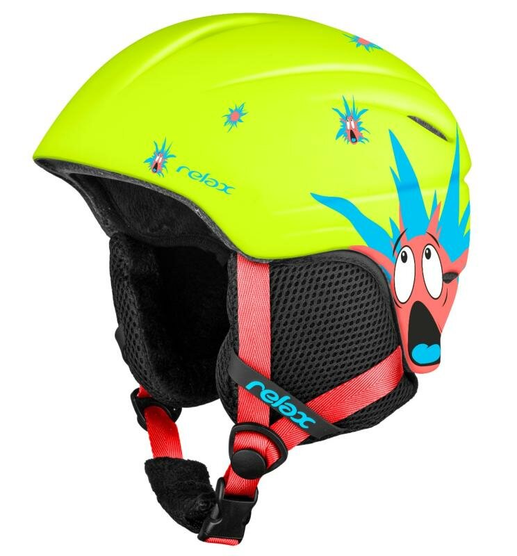 Zelená dívčí lyžařská helma Relax - velikost 49-52 cm