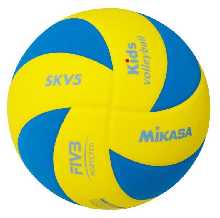 Modro-žlutý volejbalový míč SKV5, Mikasa - velikost 5
