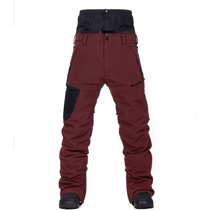 Červené pánské snowboardové kalhoty Horsefeathers - velikost XL