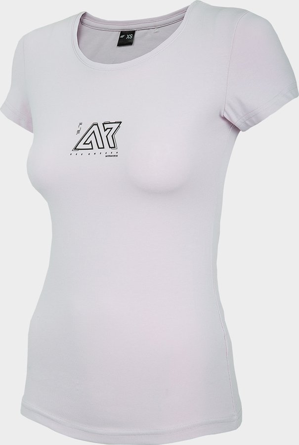 Fialové dámské tričko s krátkým rukávem 4F