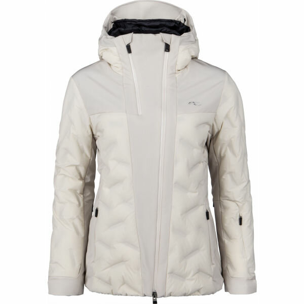 Bílá dívčí lyžařská bunda Kjus - velikost 38