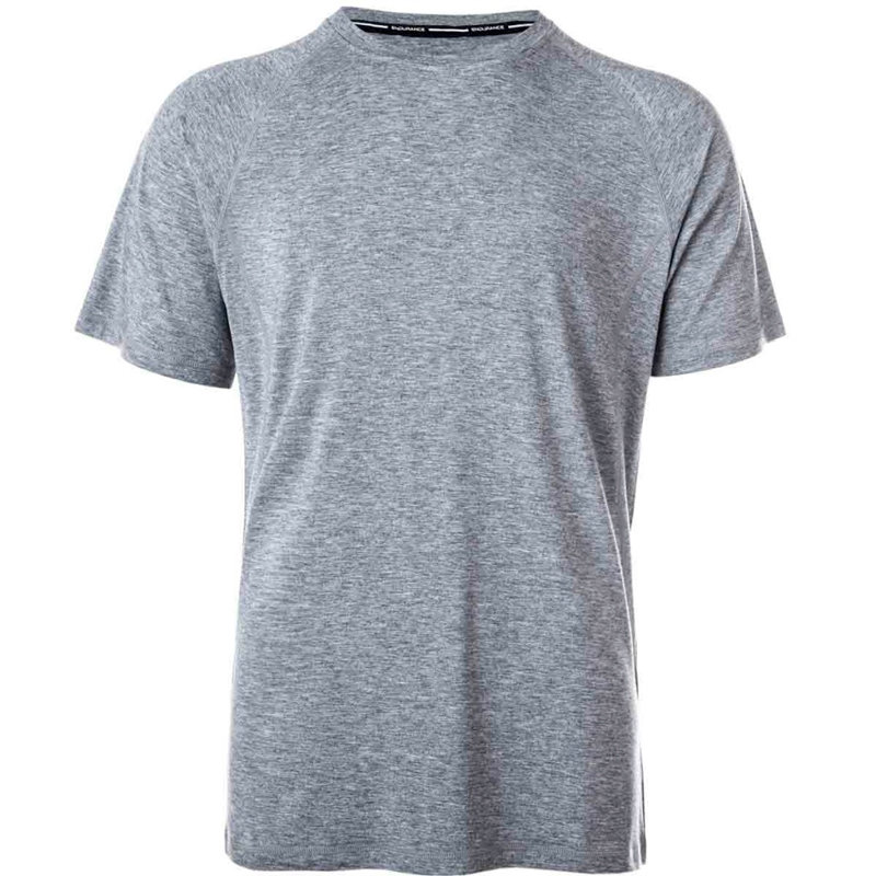 Šedé pánské tričko s krátkým rukávem Endurance - velikost M
