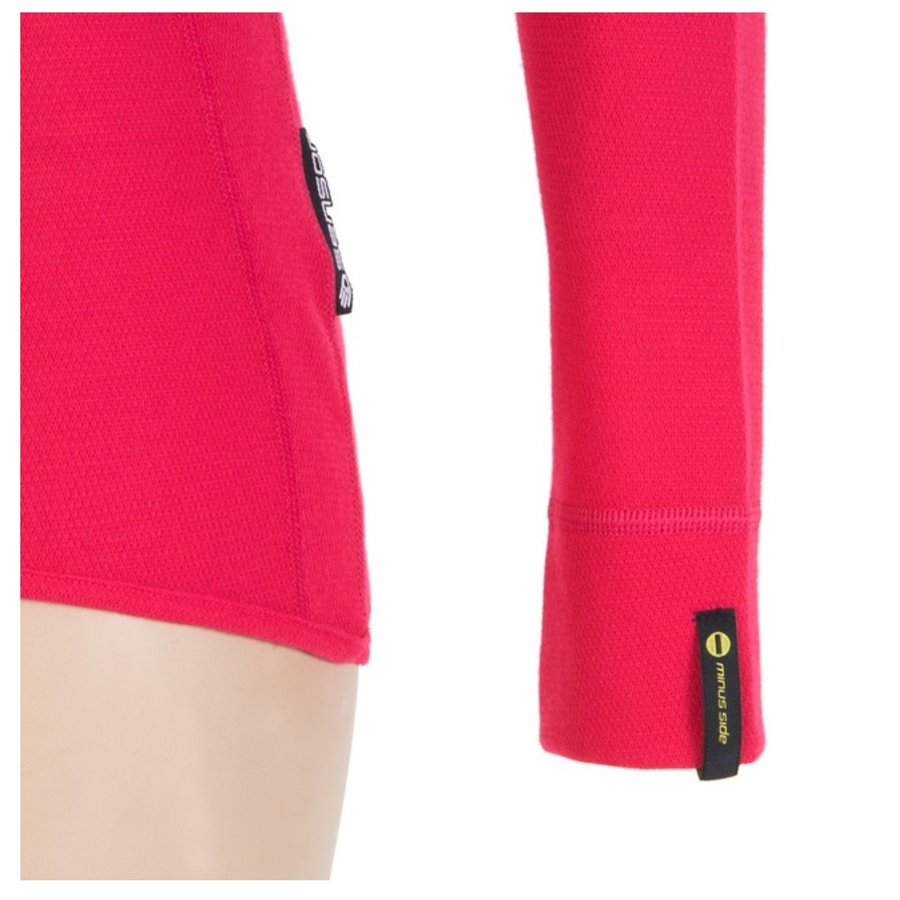 Růžové dámské tričko s dlouhým rukávem Sensor - velikost XL
