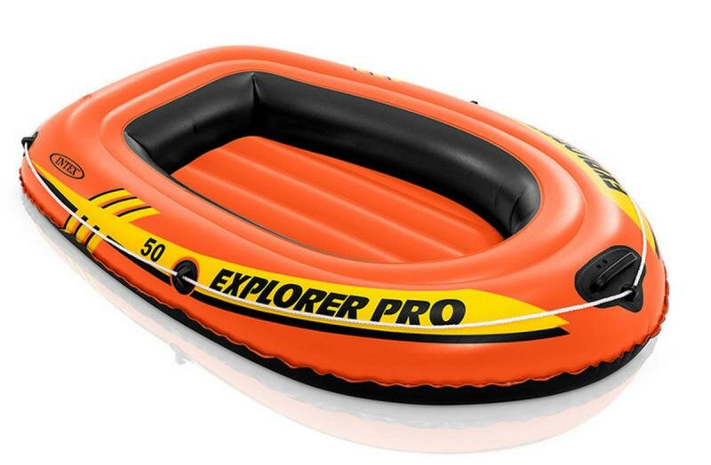 Oranžový dětský nafukovací člun pro 1 osobu Explorer Pro 50, INTEX