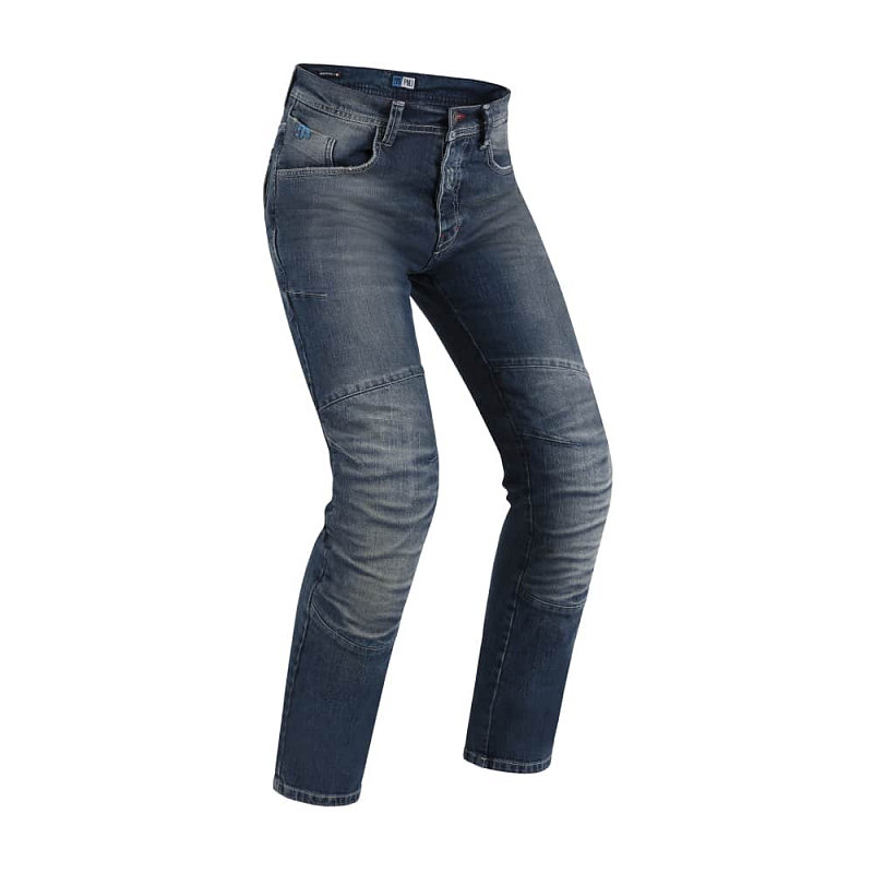 Modré pánské motorkářské kalhoty Vegas, PMJ Promo Jeans
