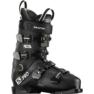 Černé pánské lyžařské boty Salomon - velikost vnitřní stélky 29 cm