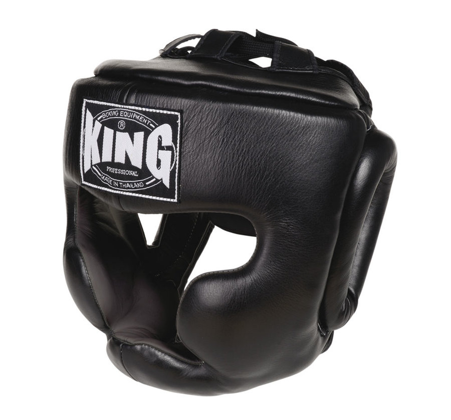 Černá boxerská přilba King - velikost XL