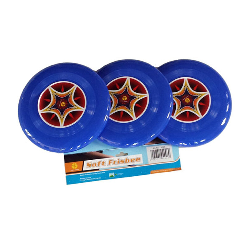 Modré plastové frisbee Spartan - průměr 22,5 cm