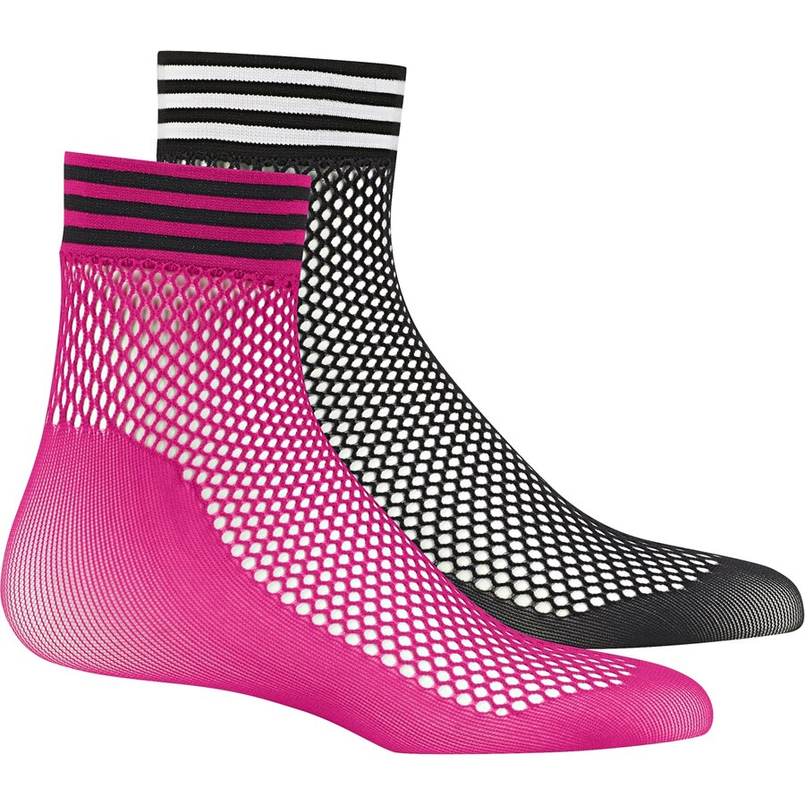 Růžové dámské ponožky Adidas - univerzální velikost