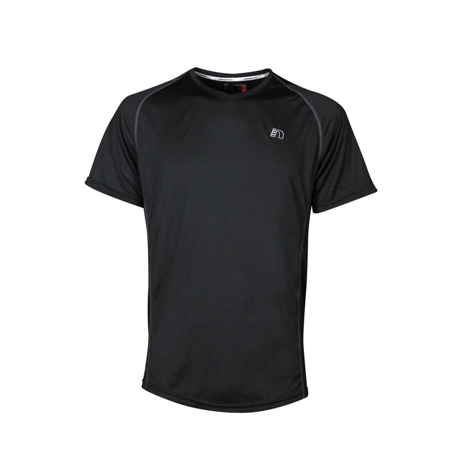 Černé běžecké tričko Base Coolskin Tee, Newline - velikost S