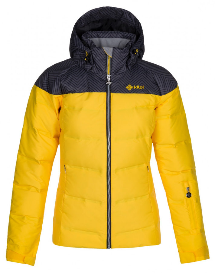 Žlutá dámská lyžařská bunda Kilpi - velikost S