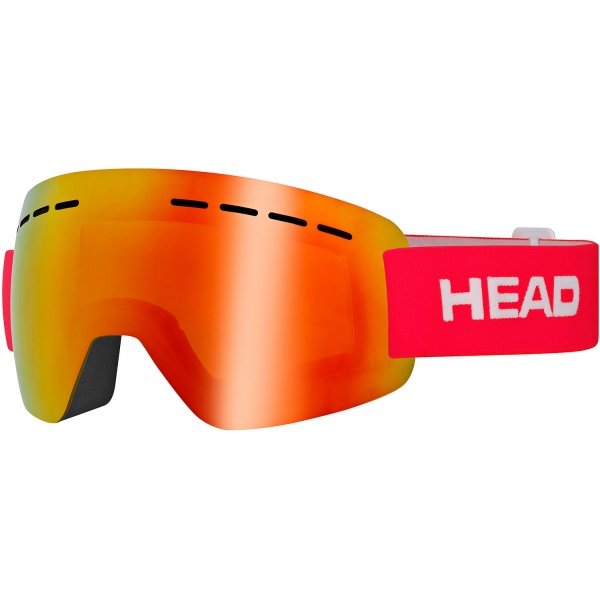 Červené lyžařské brýle Head