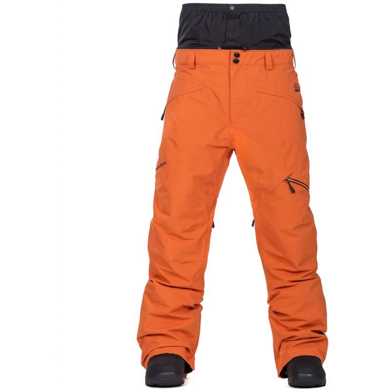 Oranžové pánské snowboardové kalhoty Horsefeathers - velikost L
