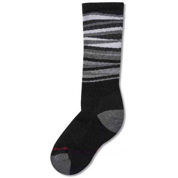 Černé dětské lyžařské ponožky SmartWool - velikost L