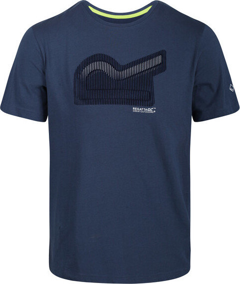 Modré pánské tričko s krátkým rukávem Regatta