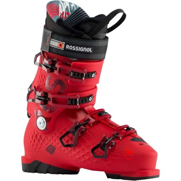 Červené pánské lyžařské boty Rossignol - velikost vnitřní stélky 31 cm