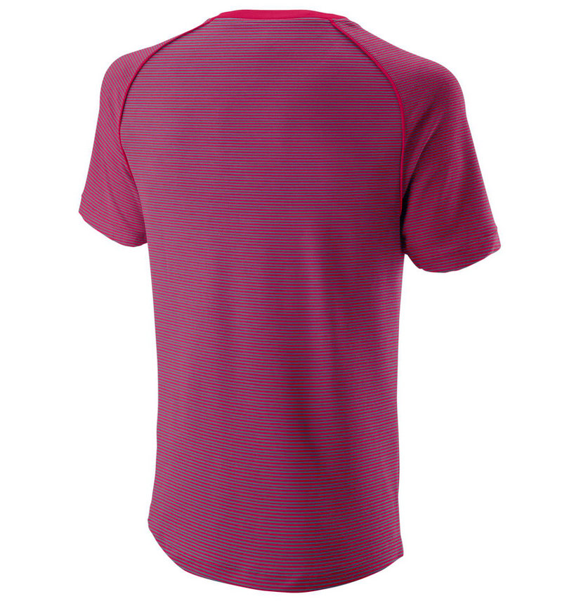 Fialové pánské tričko s krátkým rukávem Wilson - velikost XL