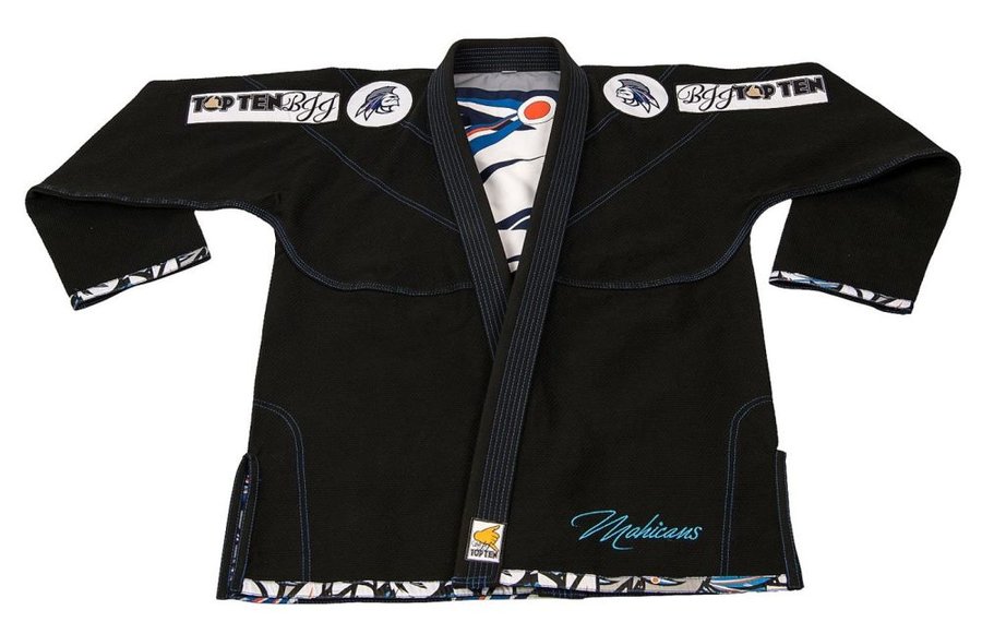 Černé kimono na jiu-jitsu Top Ten - velikost A1