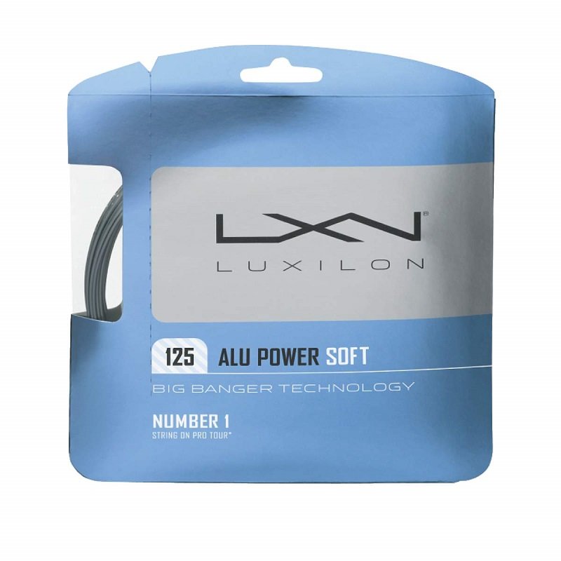 Tenisový výplet Alu Power Soft, Luxilon - průměr 1,25 mm a délka 12,2 m