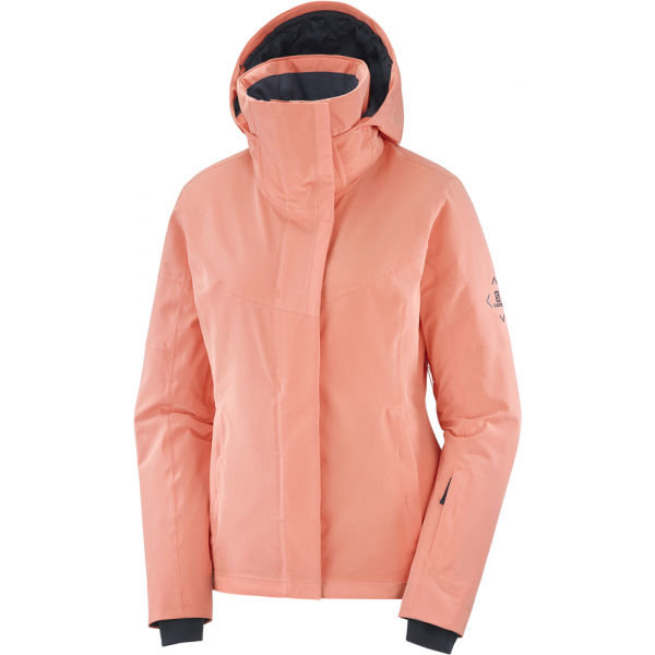 Růžová dámská lyžařská bunda Salomon - velikost L