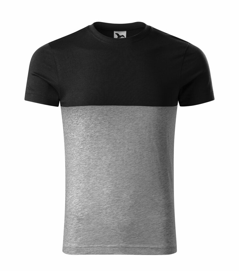 Černo-šedé tričko s krátkým rukávem Adler - velikost 3XL