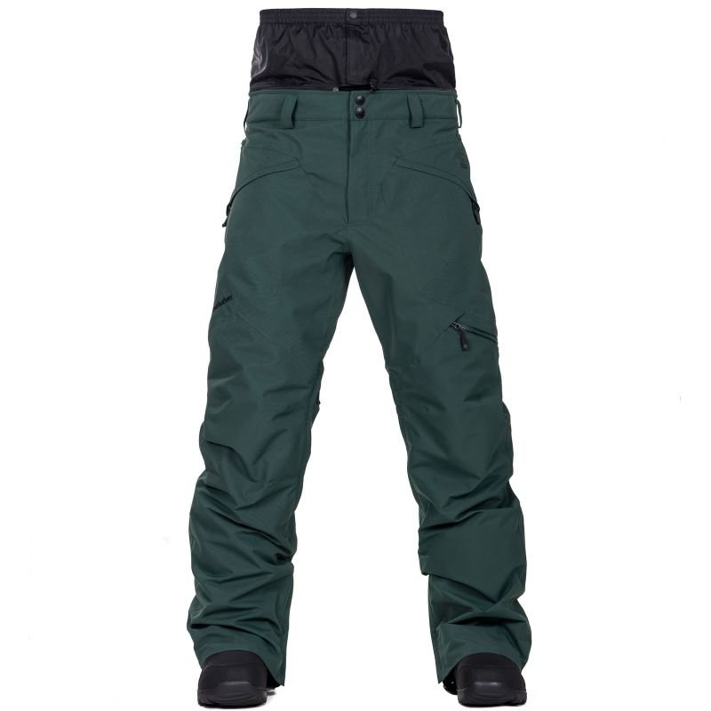 Zelené pánské snowboardové kalhoty Horsefeathers - velikost XL