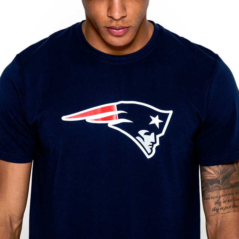 Modré pánské tričko s krátkým rukávem &amp;quot;New England Patriots&amp;quot;, New Era - velikost S