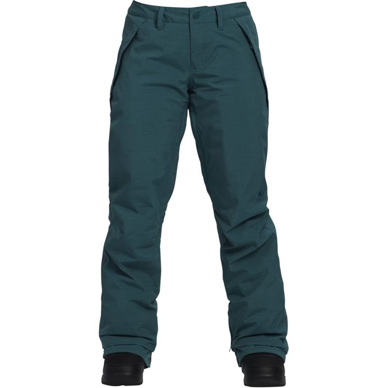 Zelené dámské snowboardové kalhoty Burton - velikost L