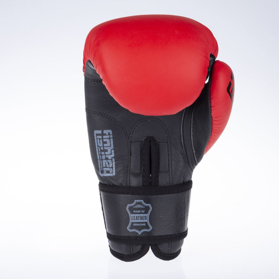Červené boxerské rukavice Fighter - velikost 12 oz