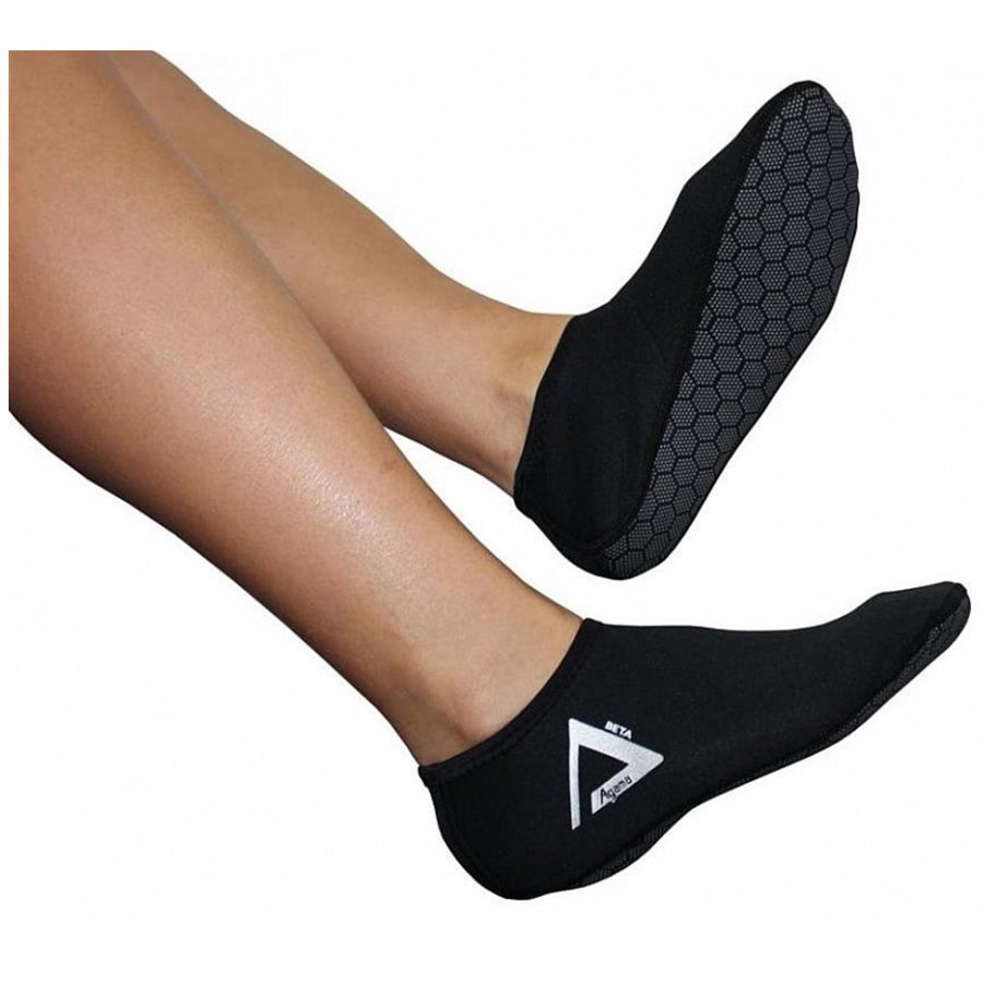 Černé dětské neoprenové ponožky Beta, Agama - velikost 36-37 EU a tloušťka 1,5 mm