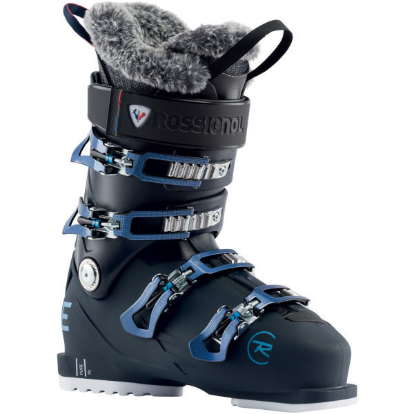 Modré dámské lyžařské boty Rossignol - velikost vnitřní stélky 24 cm