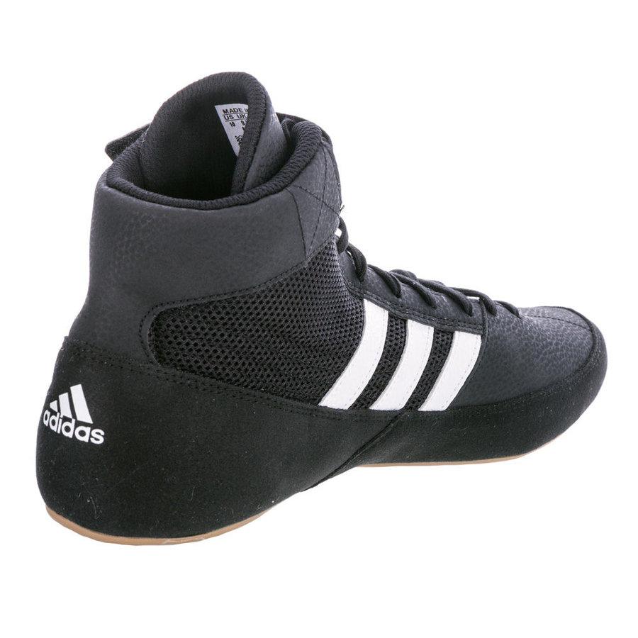 Černé zápasnické boty HVC, Adidas - velikost 48 2/3 EU
