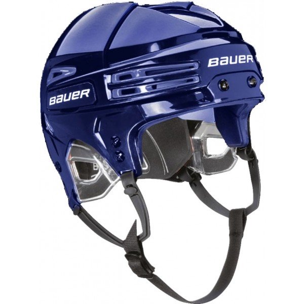 Modrá hokejová helma Bauer
