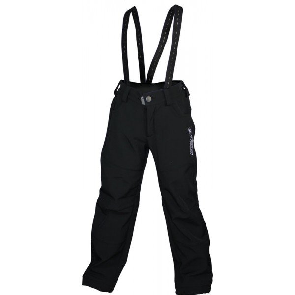 Černé softshellové dětské kalhoty Trimm - velikost 152