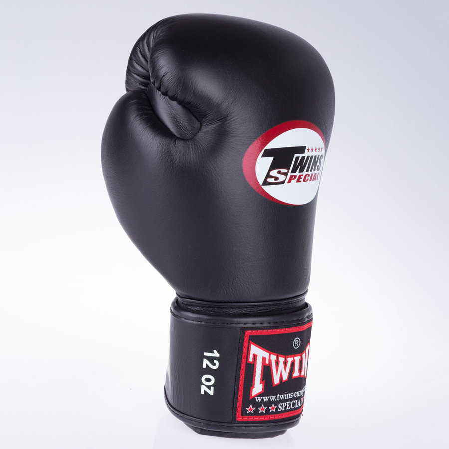 Černé boxerské rukavice Twins - velikost 12 oz
