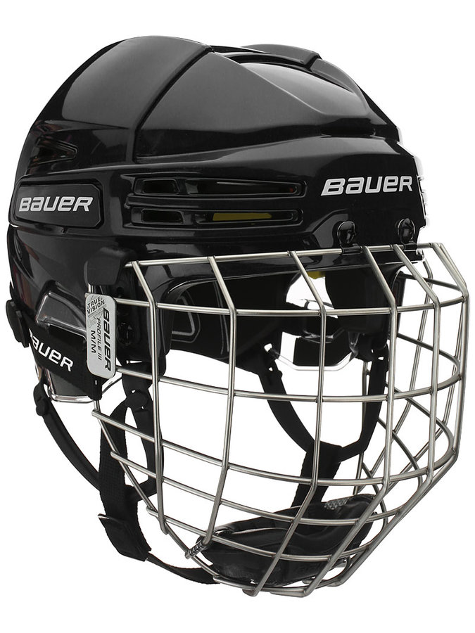 Hokejová helma - Combo Bauer RE-AKT 75 BLACK Provedení: S - černá