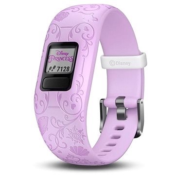 Růžový fitness náramek VivoFit Junior 2, "Disney Princess", Garmin