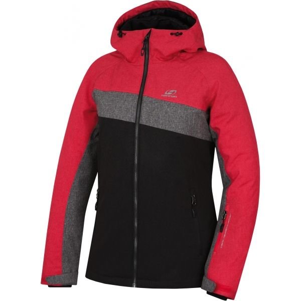 Černo-červená dámská lyžařská bunda Hannah - velikost 38