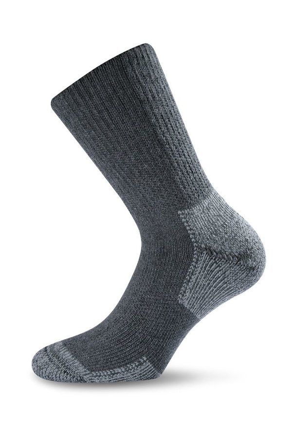 Šedé pánské trekové ponožky Lasting - velikost 34-37 EU