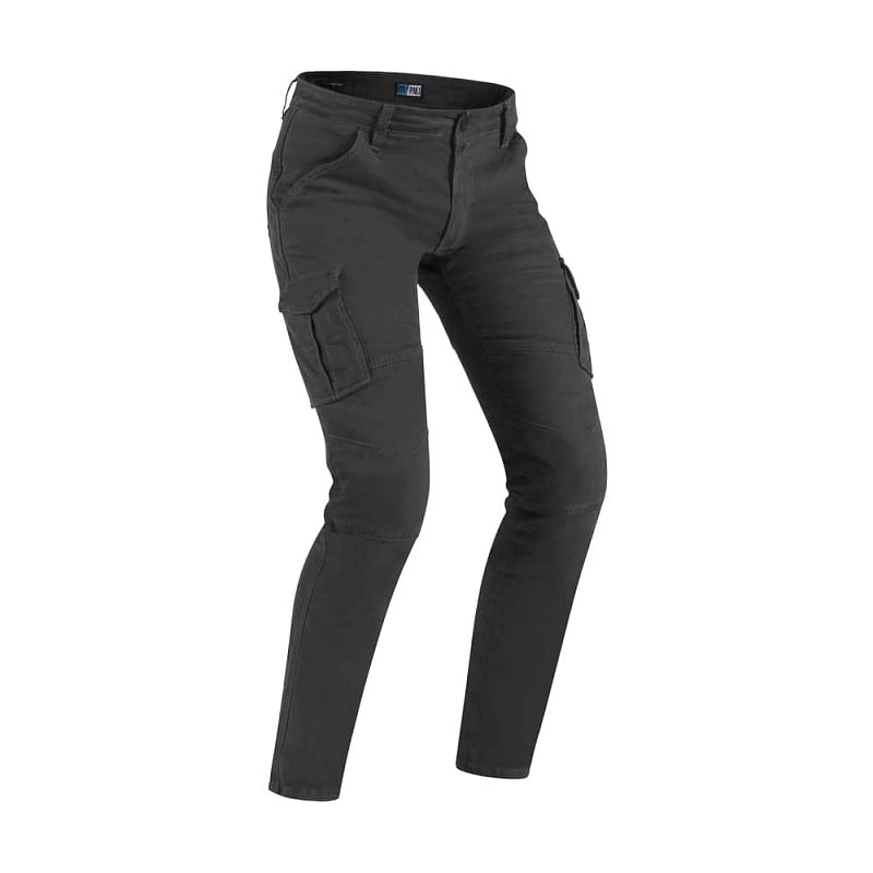 Šedé pánské motorkářské kalhoty Santiago, PMJ Promo Jeans