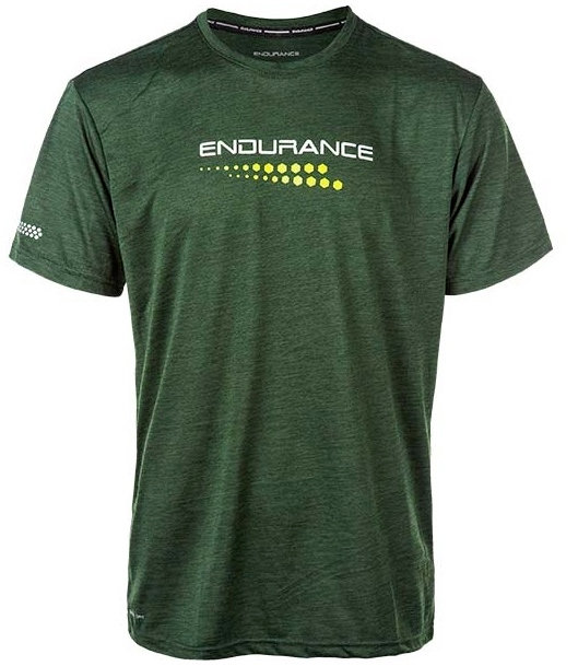 Zelené pánské tričko s krátkým rukávem Endurance - velikost S